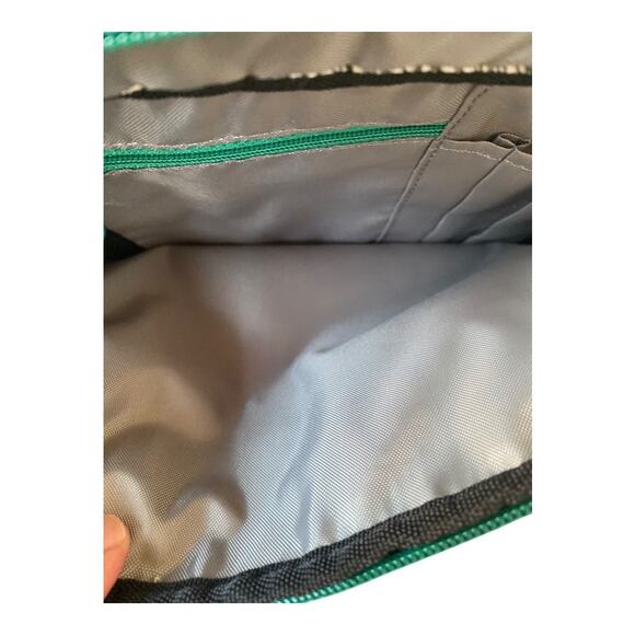 KAVU Polka Dot Green Pink Sling Crossbody Purse Bag - Picture 4 of 7